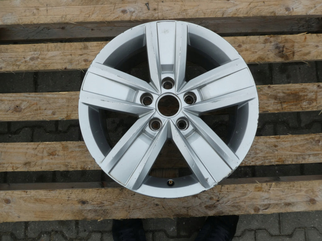 1x Alufelge 17 Zoll 6.5" 5x120 55ET 7E0601025P VW Transporter Rim Wheel FEL3124394717lo