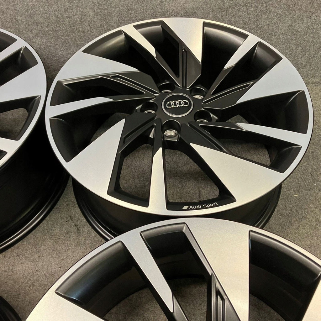 4x Alufelge 18 Zoll 8.0" 5x112 46ET Matt Graphit 8Y0601025BB Audi A3 Rim Wheel FEL2071612753cm