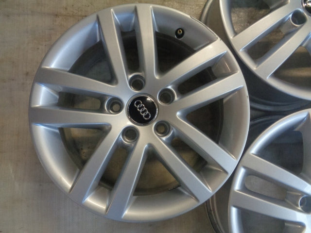 4x Alufelge 16 Zoll 6.5" 5x112 50ET Glanz Silber 5K0601025E Audi I Golf Vi FEL4499988648ed