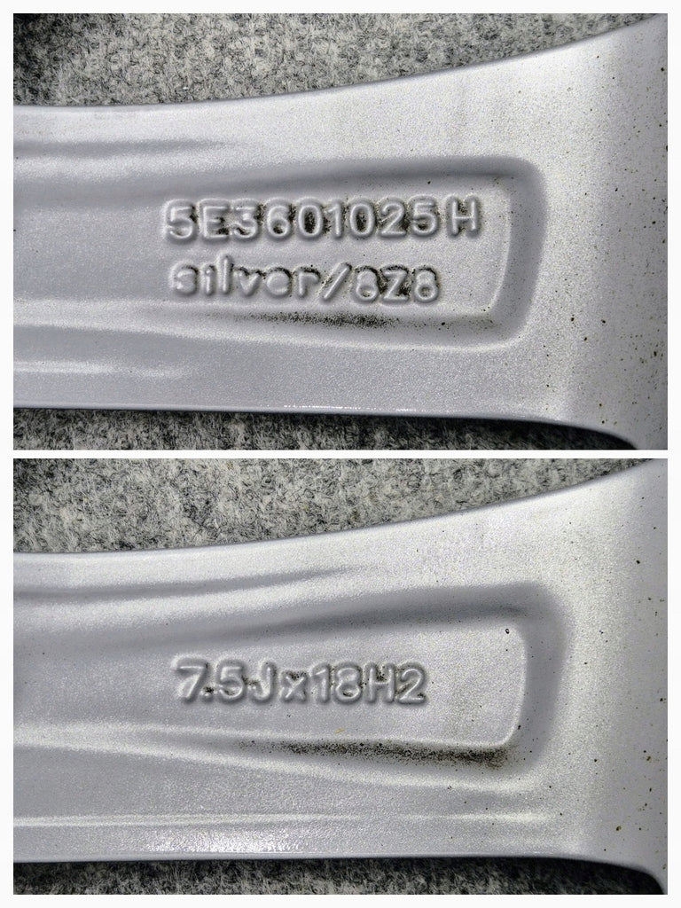 1x Alufelge 18 Zoll 7.5" 5x112 48ET 5E3601025H Skoda Octavia Iv Rim Wheel