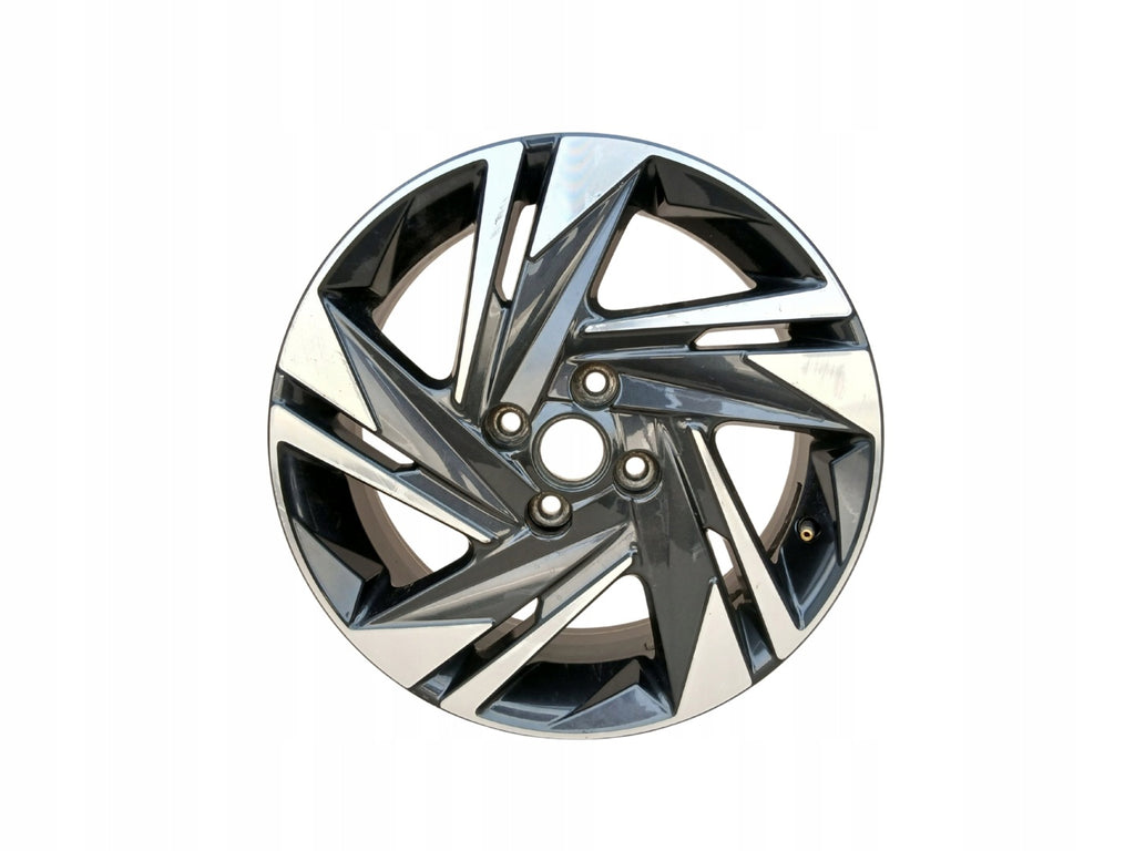 1x Alufelge 16 Zoll 6.0" 4x100 50ET Glanz 52910Q0200 Hyundai Bayon Rim Wheel FEL5745382971vw