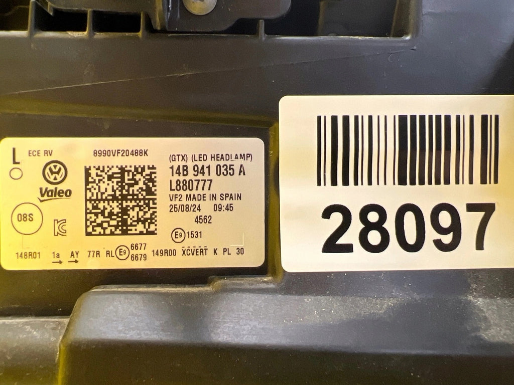 Frontscheinwerfer VW I 14B941035A LED Ein Stück (Rechts oder Links) Headlight SCH8468171176yy