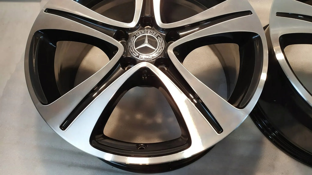 4x Alufelge 17 Zoll 7.5" 5x112 40ET Glanz Silber A2134011200 Mercedes-Benz W213 FEL2335830718dy