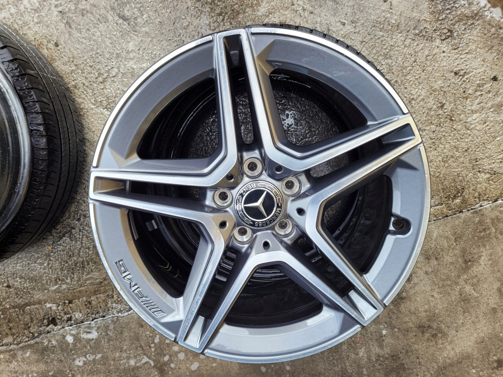 1x Alufelge 18 Zoll 9.0" 5x112 49ET A2134016400- Mercedes-Benz Rim Wheel FEL3333678044sq