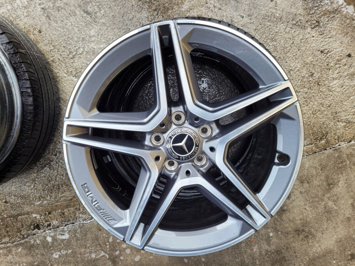 1x Alufelge 18 Zoll 9.0" 5x112 49ET A2134016400- Mercedes-Benz Rim Wheel FEL3333678044sq