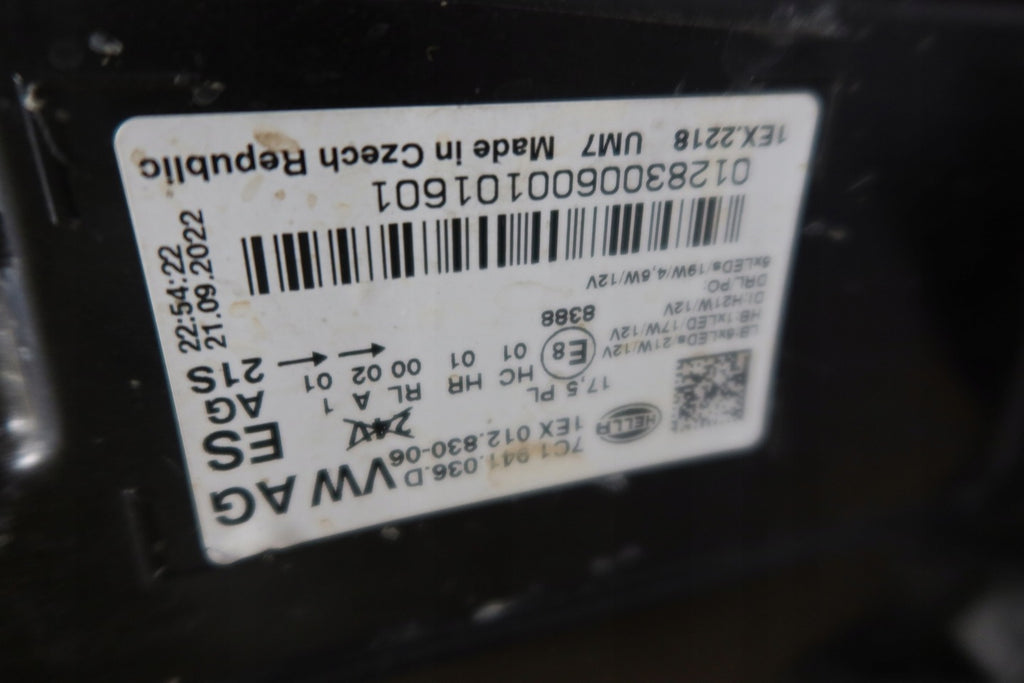 Frontscheinwerfer VW Crafter 7C1941036D Full LED Rechts Scheinwerfer Headlight SCH7188369291sw