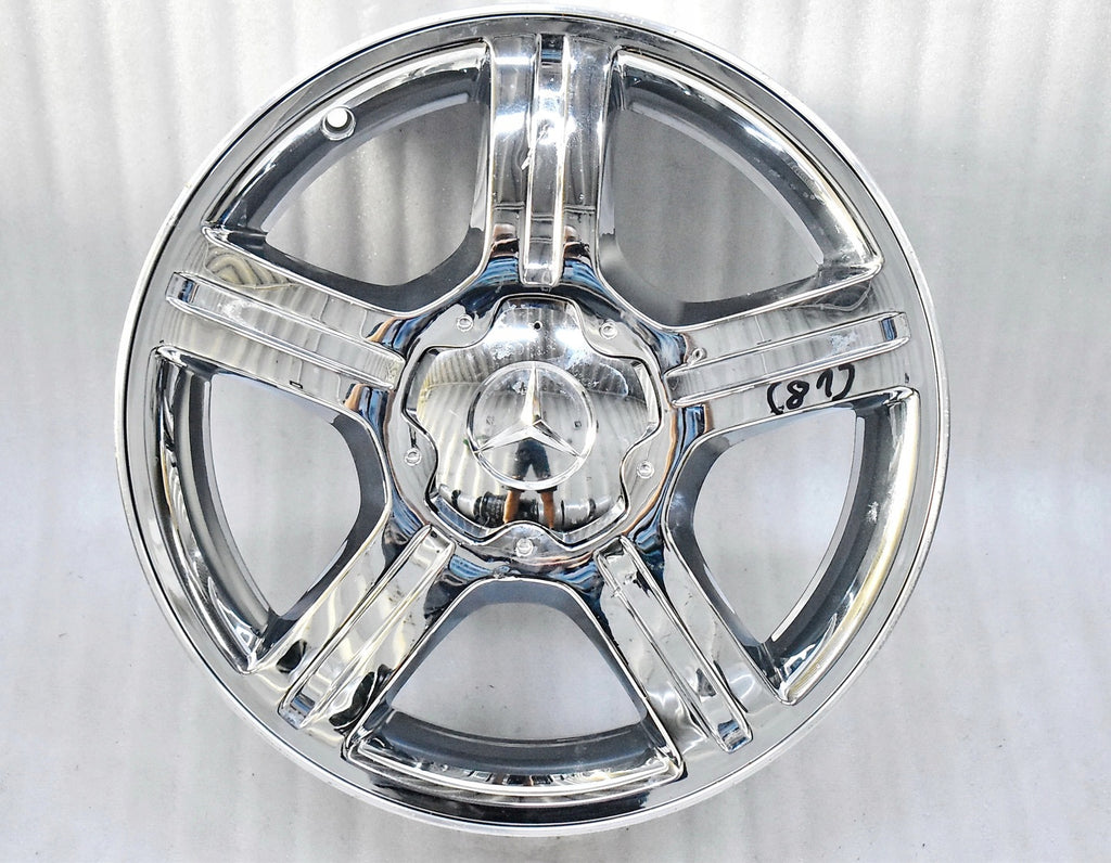 1x Alufelge 17 Zoll 7.0" 5x112 49ET Glanz Silber A1694000902 Mercedes-Benz