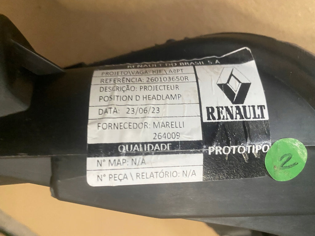 Frontscheinwerfer Renault 260103650R Ein Stück (Rechts oder Links) Headlight SCH2695135495ia