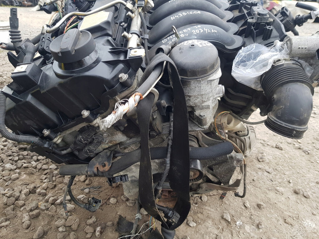 Motor BMW E81 E90 E87 N43B16AA 1.6 122PS 90kW 203TKm 2008 Benzin Engine Komplett