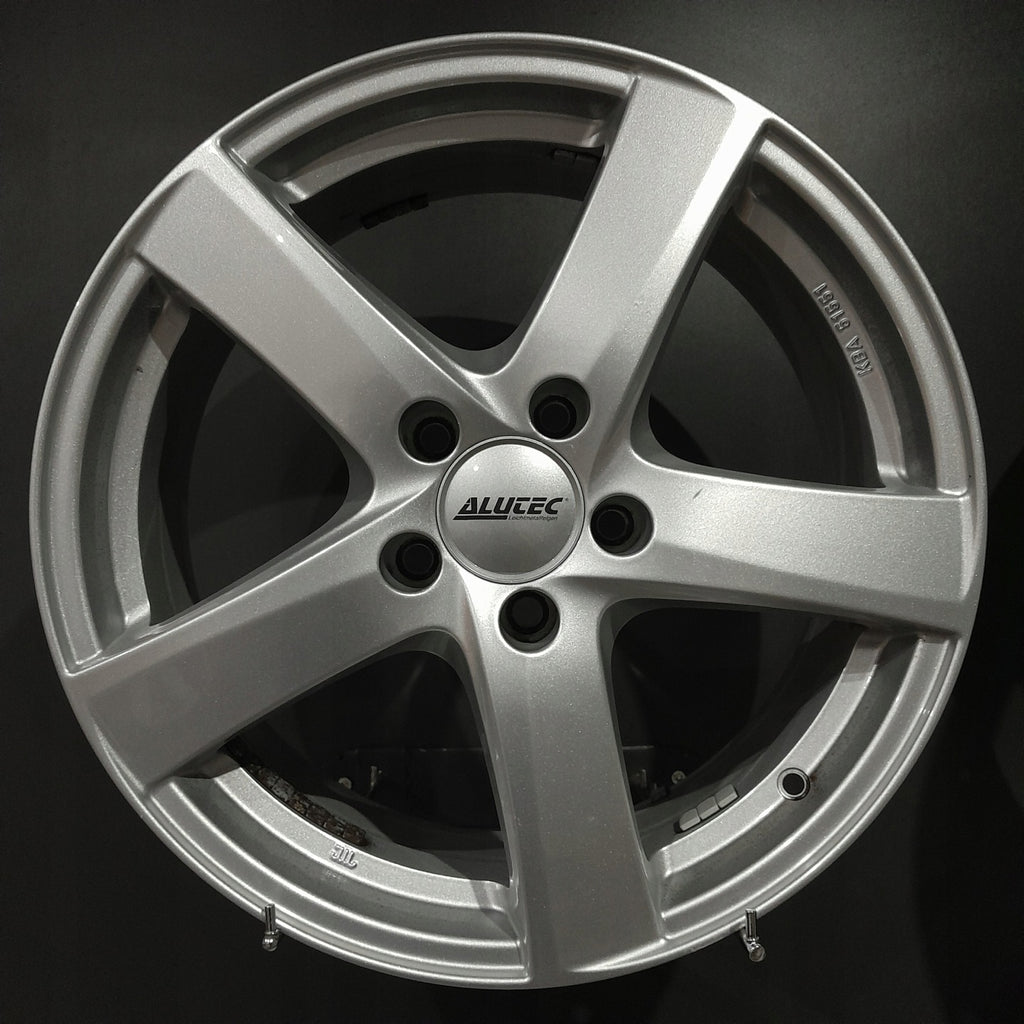 4x Alufelge 17 Zoll 7.0" 5x112 48 5ET Glanz Silber Seat Leon Rim Wheel FEL2511897280bp
