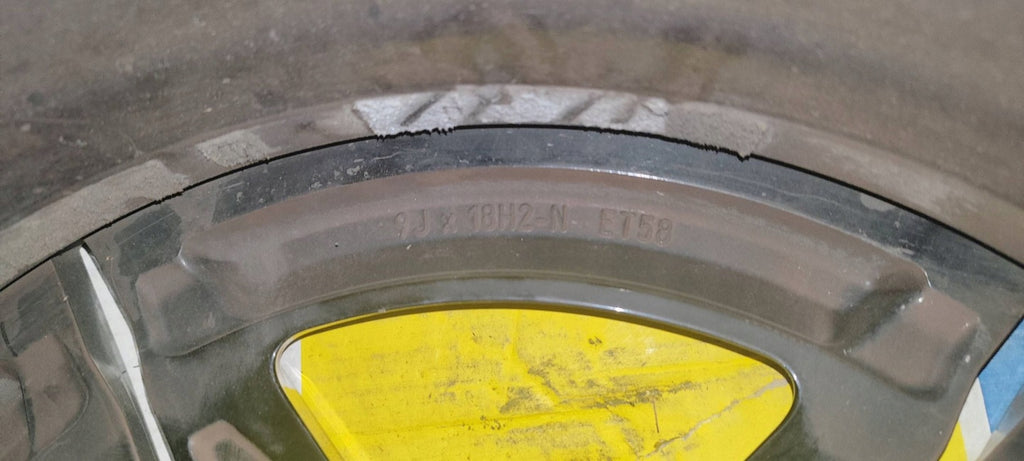 1x Alufelge 18 Zoll 58ET Glanz Schwarz A2064016600 Mercedes-Benz W206 Rim Wheel FEL4086533412lu