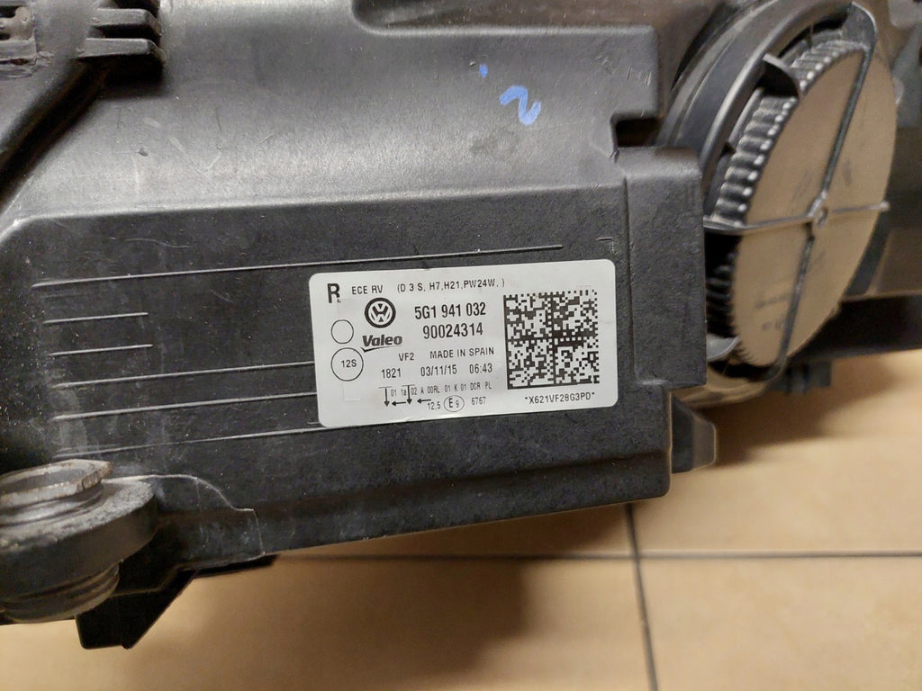 Frontscheinwerfer VW Golf VII 5G1941032 Xenon Rechts Scheinwerfer Headlight SCH8978192058wk