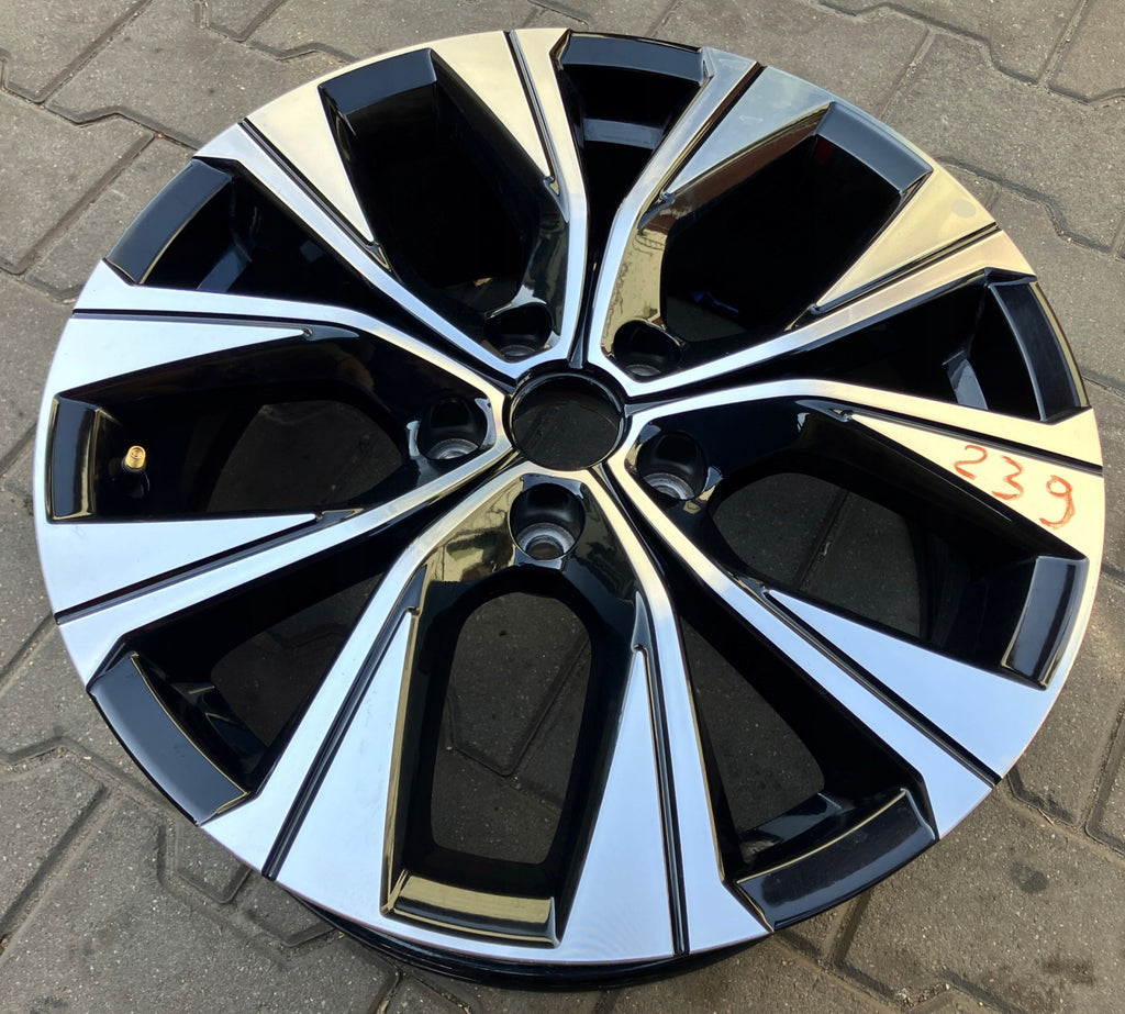 1x Alufelge 18 Zoll 7.0" 5x114.3 Glanz 403005835R Renault Talisman Captur Scenic FEL6997673229tc
