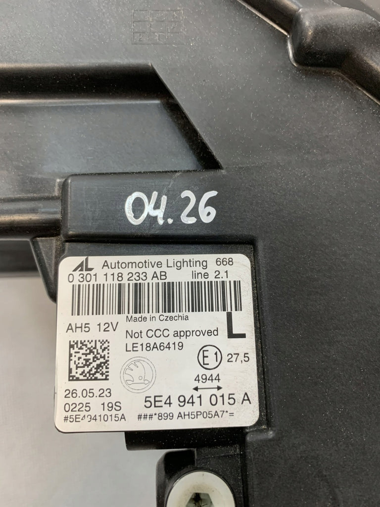 Frontscheinwerfer Skoda Octavia I 5E49410151 LED Links Scheinwerfer Headlight SCH5468908816jb
