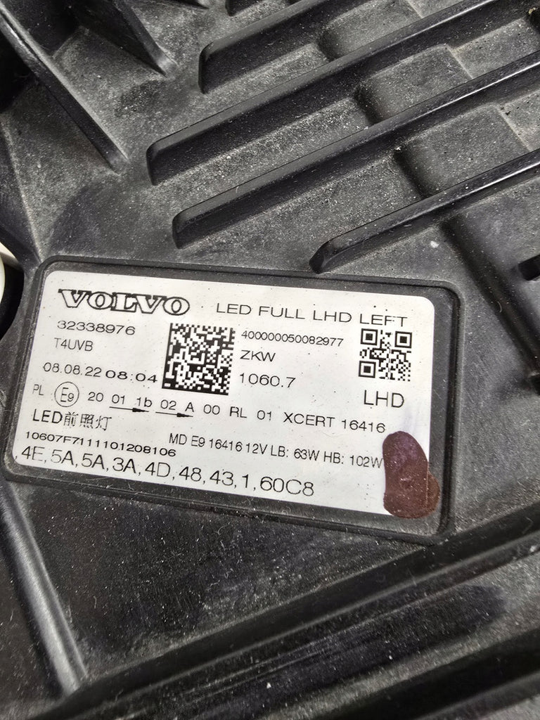 Frontscheinwerfer Volvo Xc60 II 32338976 Links Scheinwerfer Headlight SCH4390996877xn