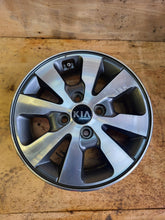 Laden Sie das Bild in den Galerie-Viewer, 1x Alufelge 14 Zoll 5.0&quot; 4x100 49ET Glanz Silber 52910-1Y390 Kia Mg Rim Wheel