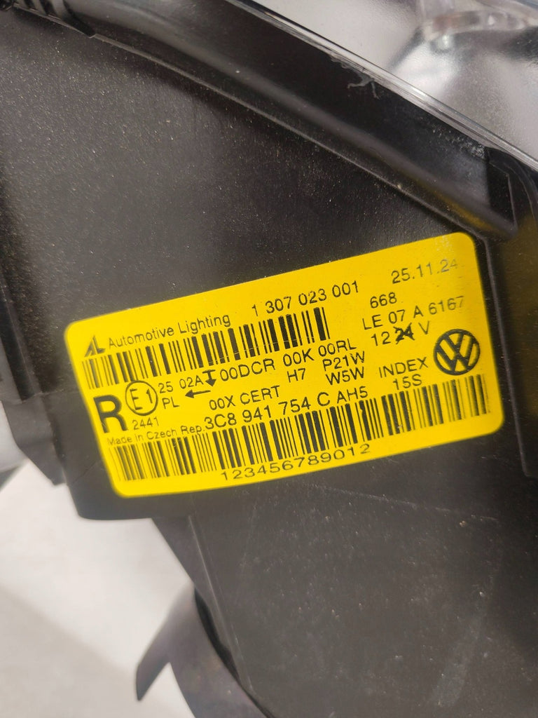 Frontscheinwerfer VW Passat Cc 3C8941753C Xenon Ein Satz Scheinwerfer Headlight SCH6784630191ms