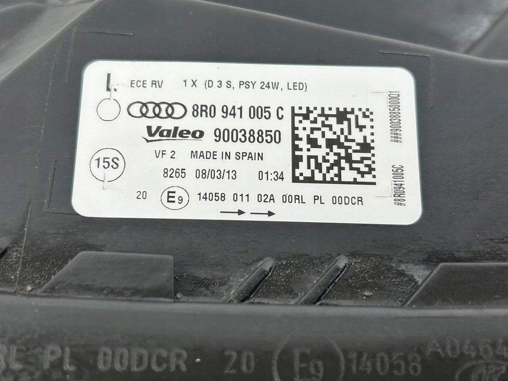 Frontscheinwerfer Audi Q5 8R0941005C Xenon Links Scheinwerfer Headlight