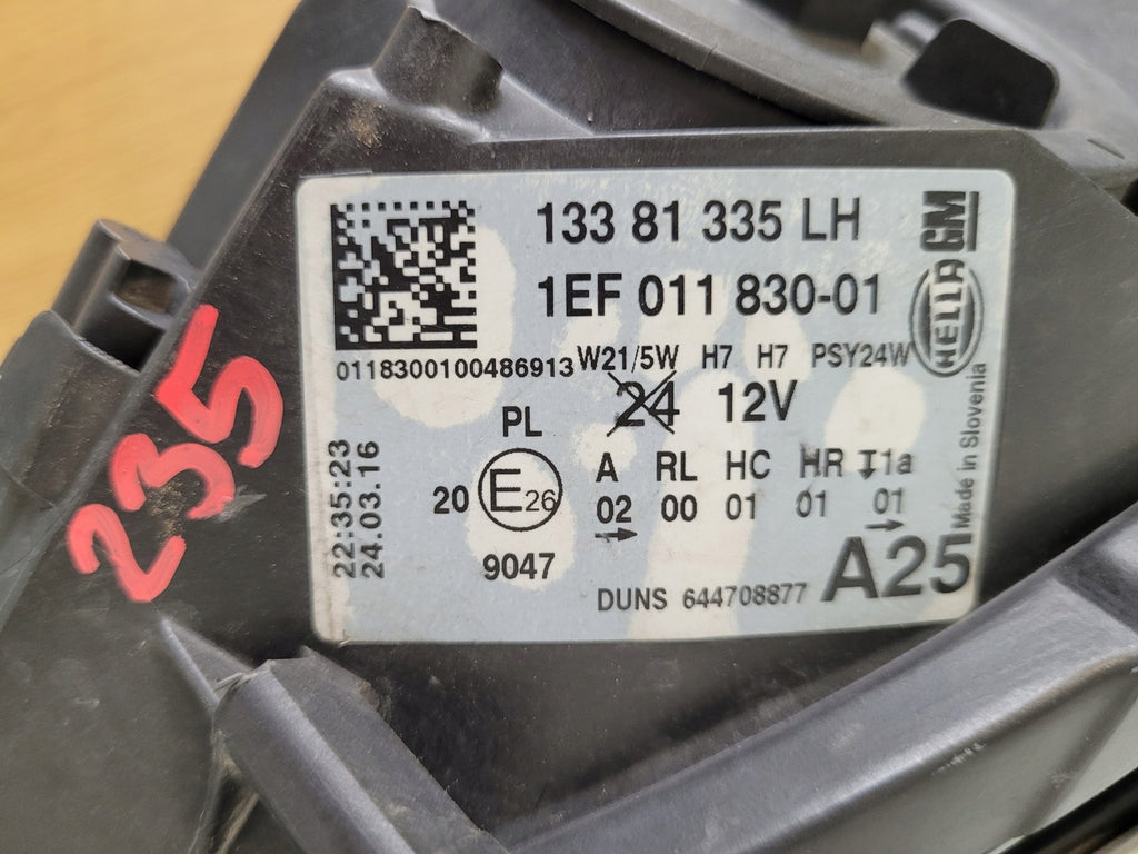 Frontscheinwerfer Opel Corsa E 1EF01183001 Links Scheinwerfer Headlight SCH6779804946wk