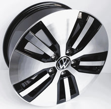 Laden Sie das Bild in den Galerie-Viewer, 4x Alufelge 16 Zoll 6.5" 5x112 46ET Glanz Schwarz 5GE601025 VW Golf Rim Wheel FEL6308916914ws