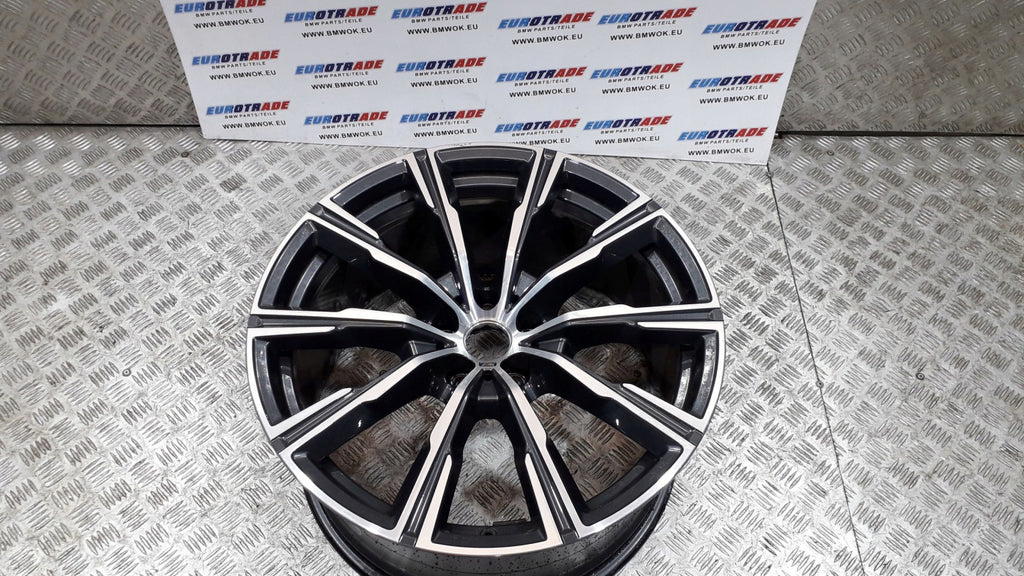 1x Alufelge 20 Zoll 10.5" 5x112 40ET Glanz 8071997 BMW G05 G06 Rim Wheel FEL4996586684wy