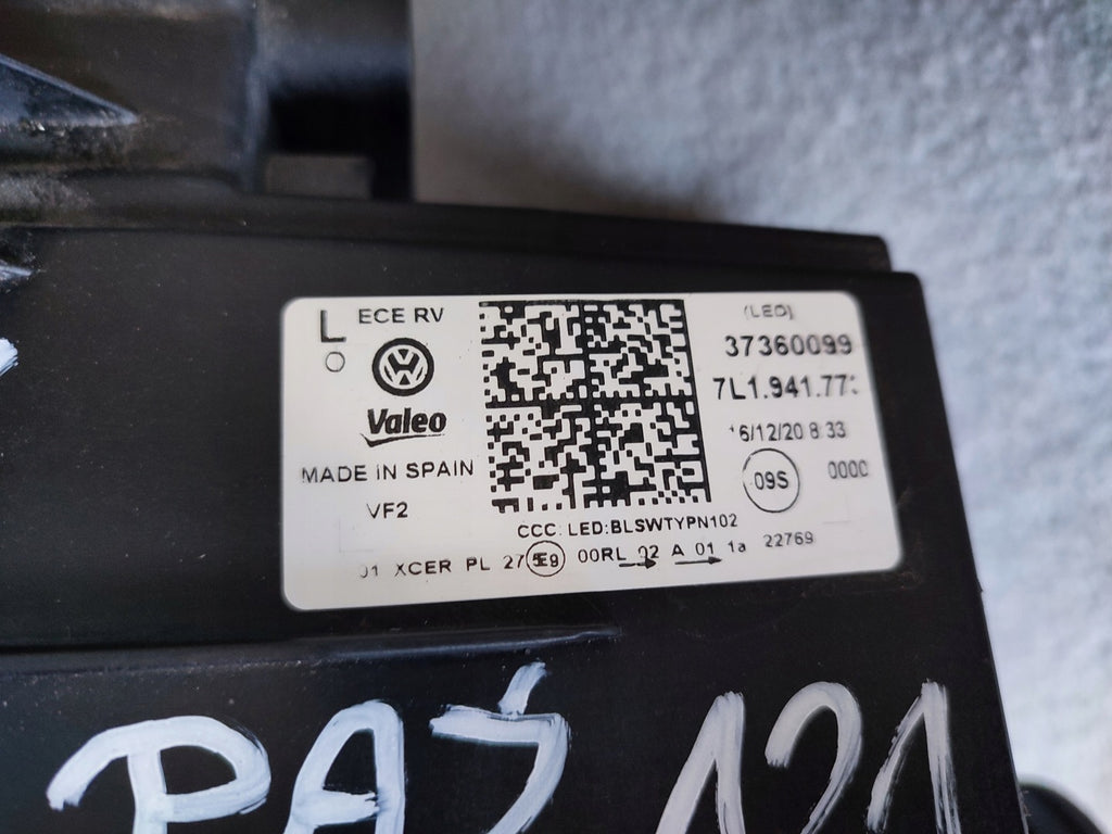 Frontscheinwerfer VW Multivan Caravelle 7L1941773 Full LED Links Headlight SCH4065144657wj