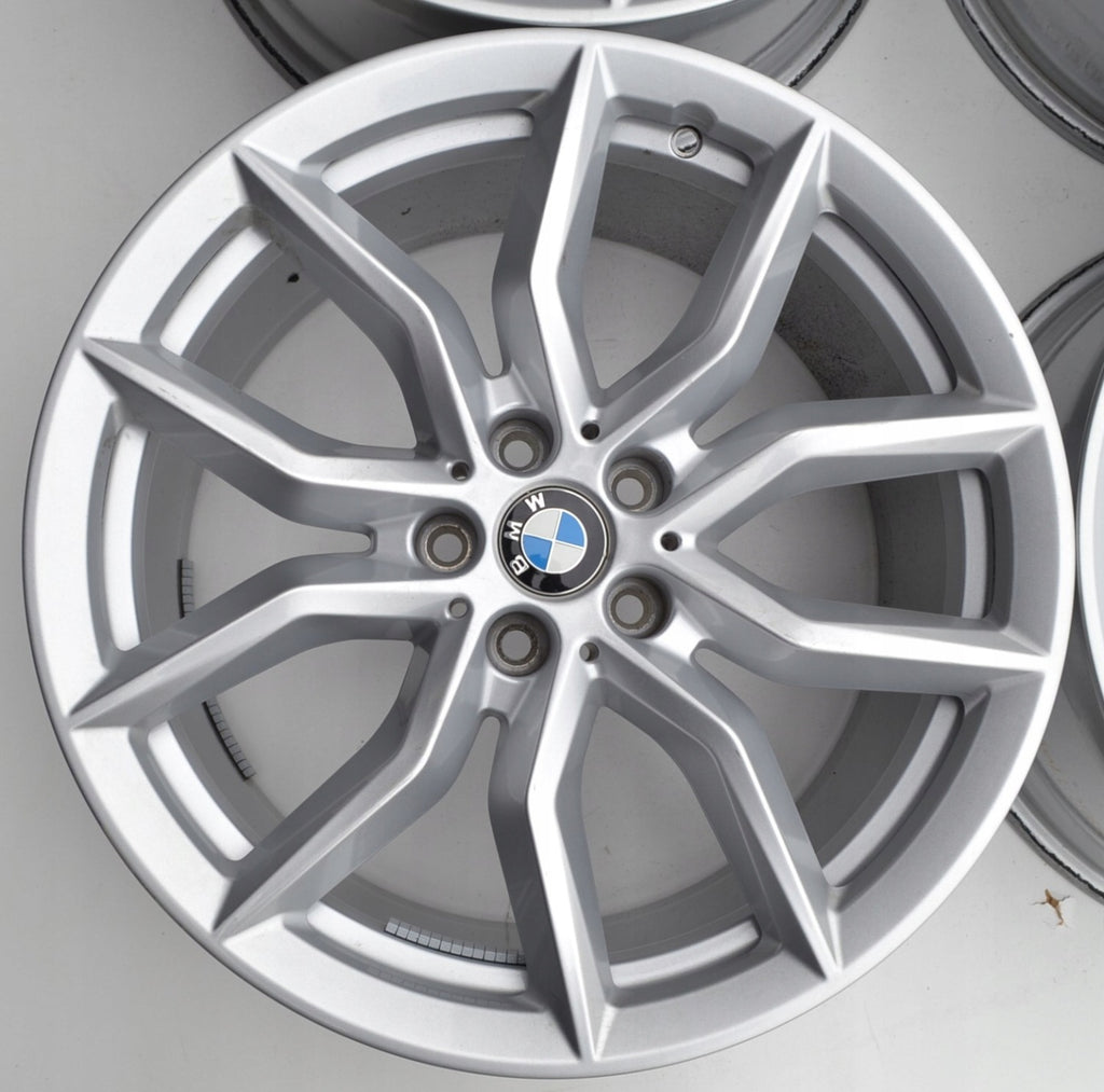 4x Alufelge 19 Zoll 9.0" 5x112 38ET Glanz Silber 6880685 BMW X5 G05 G06 FEL2008645860xv