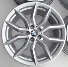 Laden Sie das Bild in den Galerie-Viewer, 4x Alufelge 19 Zoll 9.0" 5x112 38ET Glanz Silber 6880685 BMW X5 G05 G06 FEL2008645860xv