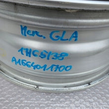 Laden Sie das Bild in den Galerie-Viewer, 1x Alufelge 17 Zoll 6.5" 5x112 38ET Glanz Silber A1564011700 Mercedes-Benz Gla FEL8710315152ez