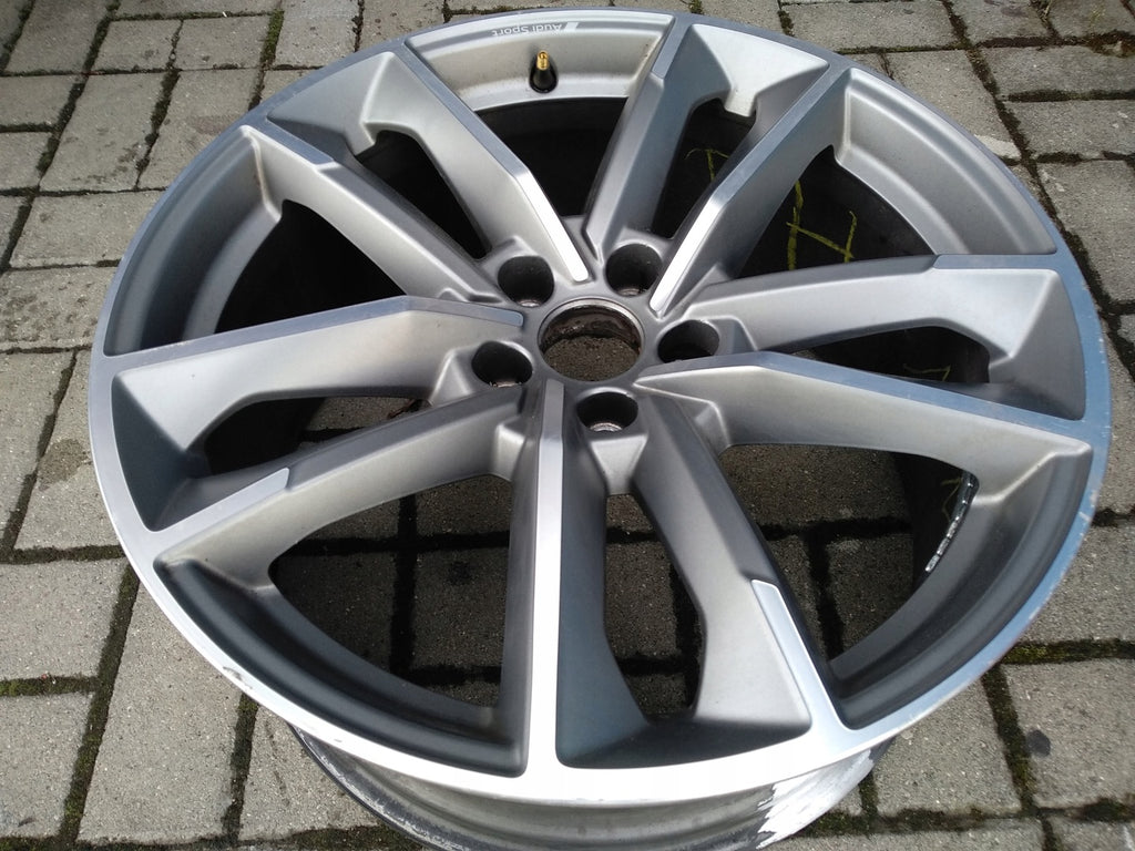 1x Alufelge 19 Zoll 8.5" 5x112 32ET Glanz Audi A4 B9 Mg Rim Wheel