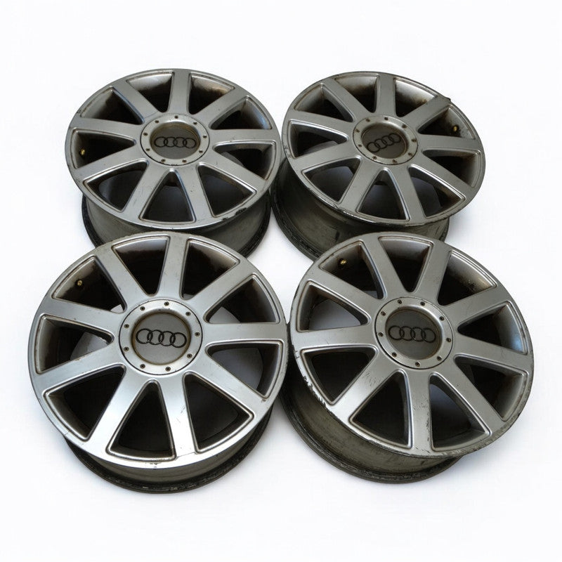 1x Alufelge 17 Zoll 7.5" 5x112 43ET Glanz Silber 8E0601025AC Audi A4 B6