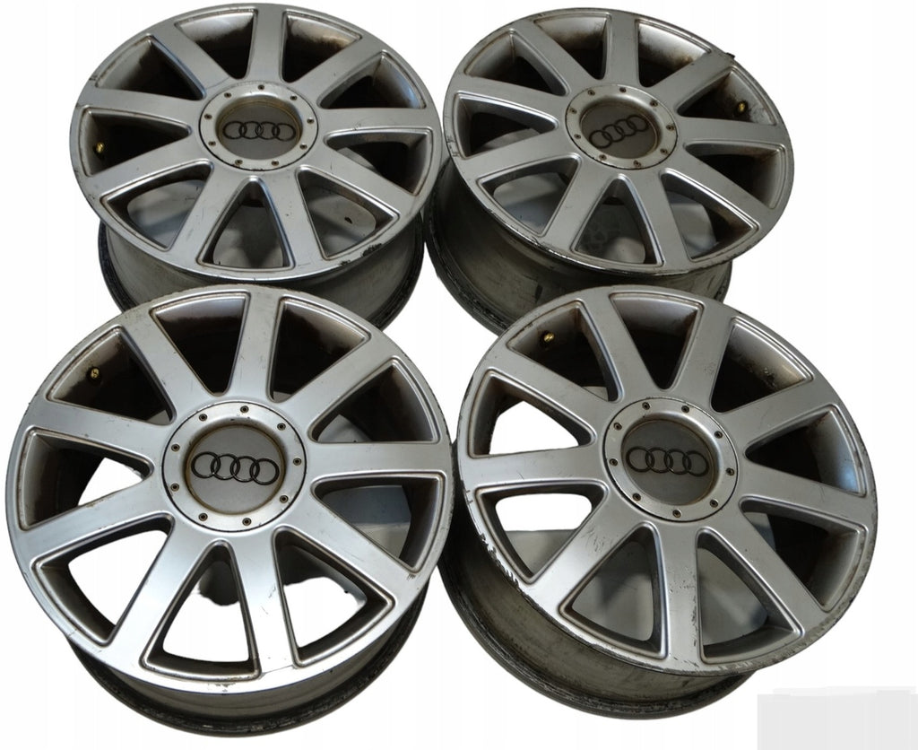 1x Alufelge 17 Zoll 7.5" 5x112 43ET Glanz Silber 8E0601025AC Audi A4 B6