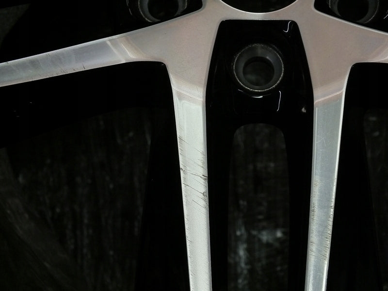 1x Alufelge 18 Zoll 7.0" 5x100 51ET Glanz Schwarz 6F0601025 Seat Rim Wheel