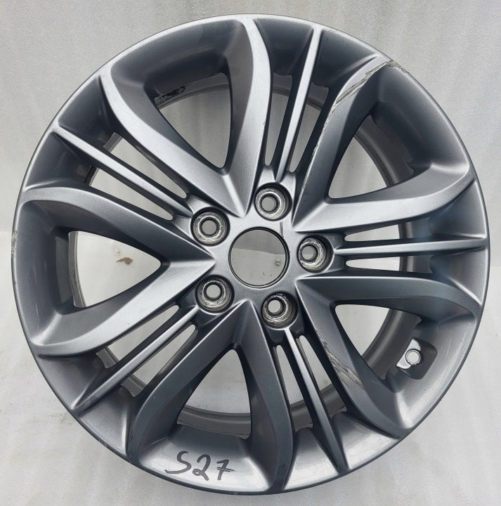 1x Alufelge 17 Zoll 6.5" 5x114.3 51ET 529102Y600 Hyundai Santa Fe Rim Wheel FEL3719267379zu