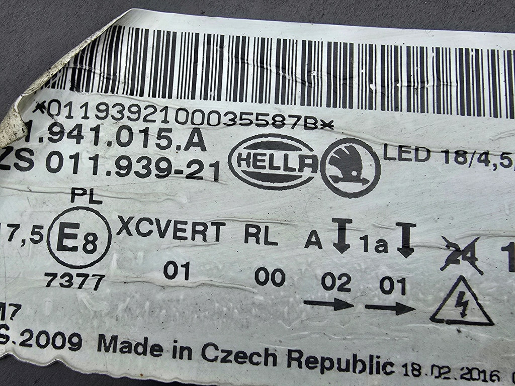 Frontscheinwerfer Skoda Superb III Bi-Xenon Links Scheinwerfer Headlight SCH4801531435ro