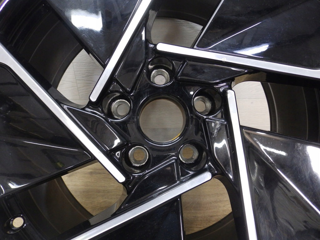 1x Alufelge 18 Zoll 7.5" 5x112 50ET Glanz Schwarz 10A601025G Vw Rim Wheel FEL3871102789xj