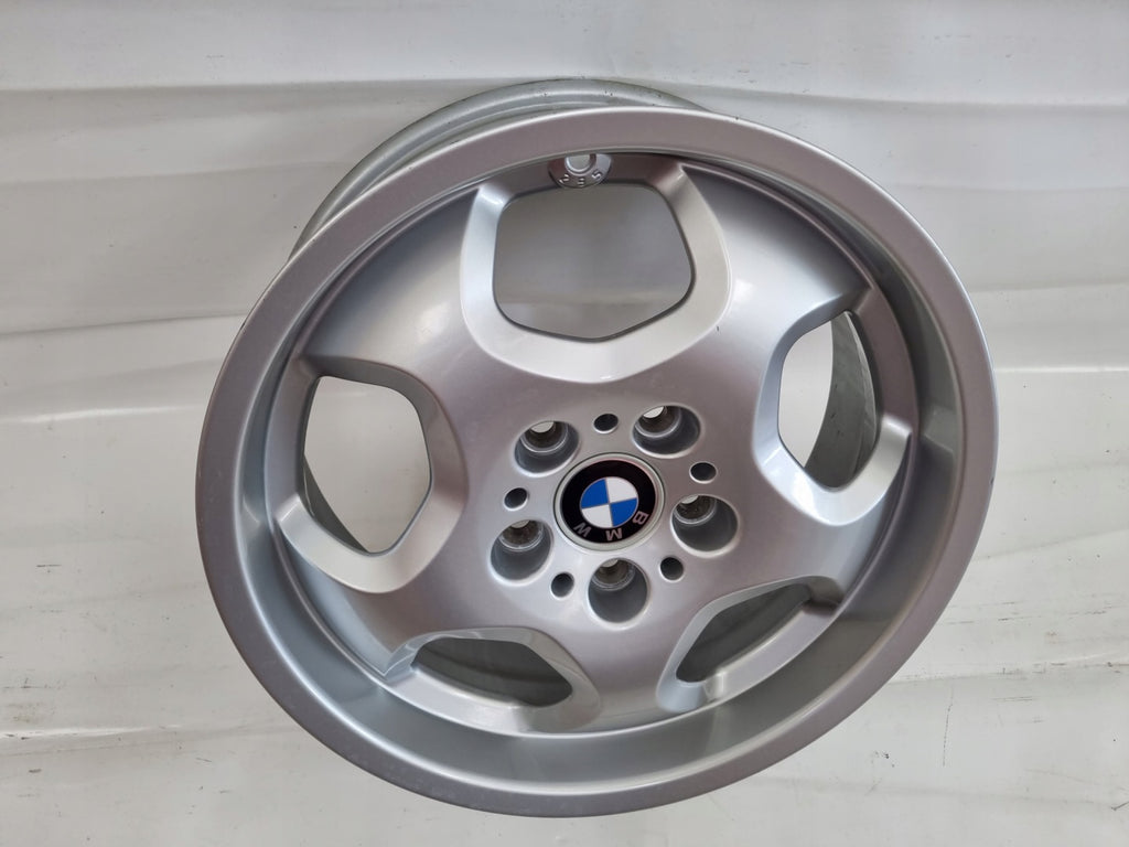 1x Alufelge 17 Zoll 7.0" 5x120 41ET Glanz Silber 2227295 BMW Rim Wheel FEL9684408895em
