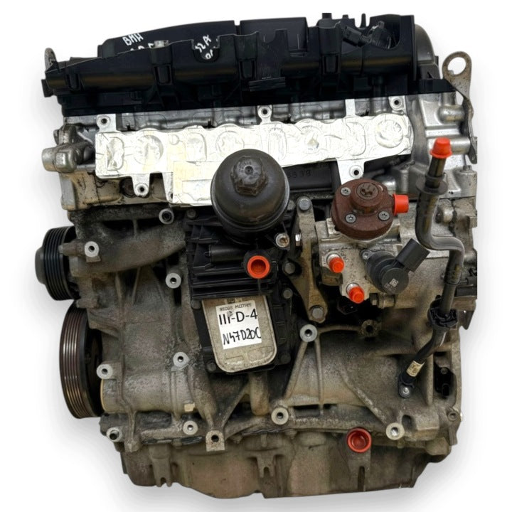 Motor BMW F11 F10 E91 E90 F07 N47D20C 2.0 184PS 156TKm 2010 Diesel Unkomplett MOT1031142717gw