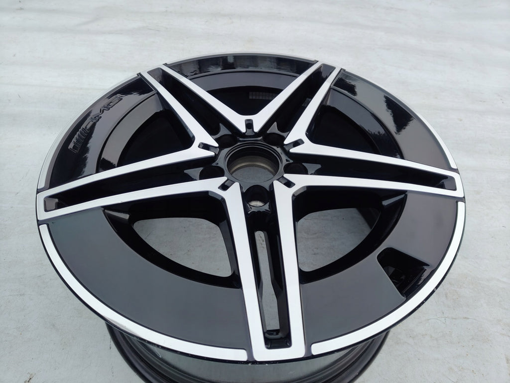 1x Alufelge 18 Zoll 8.5" 5x112 52ET Glanz Schwarz A206011800 Mercedes-Benz W206 FEL5703125243ca