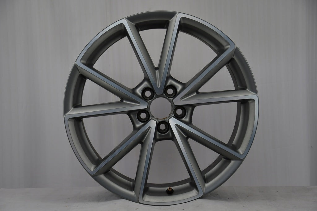 1x Alufelge 18 Zoll 7.5" 5x100 39ET Matt Grau 8X0601025BP Audi A1 Rim Wheel FEL1373432067iu