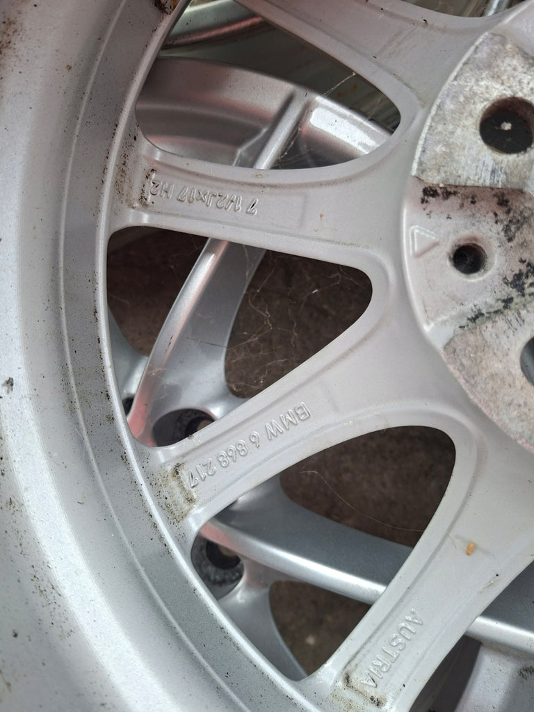 4x Alufelge 17 Zoll 7.5" 5x112 27ET Glanz Silber 6868217 BMW Rim Wheel FEL8944069416hd
