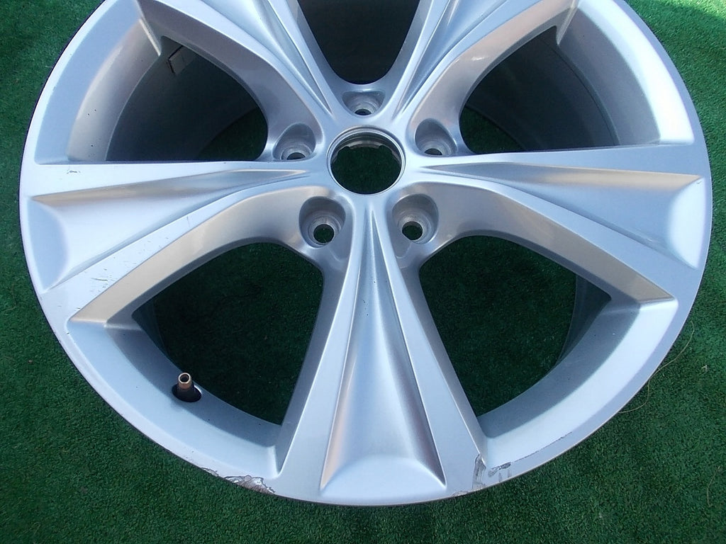 1x Alufelge 17 Zoll 7.5" 5x112 46ET Glanz Silber 5FA601025C Seat Leon Rim Wheel