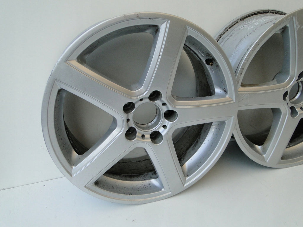 4x Alufelge 16 Zoll 7.5" 5x112 45ET Silber Mercedes-Benz Rim Wheel