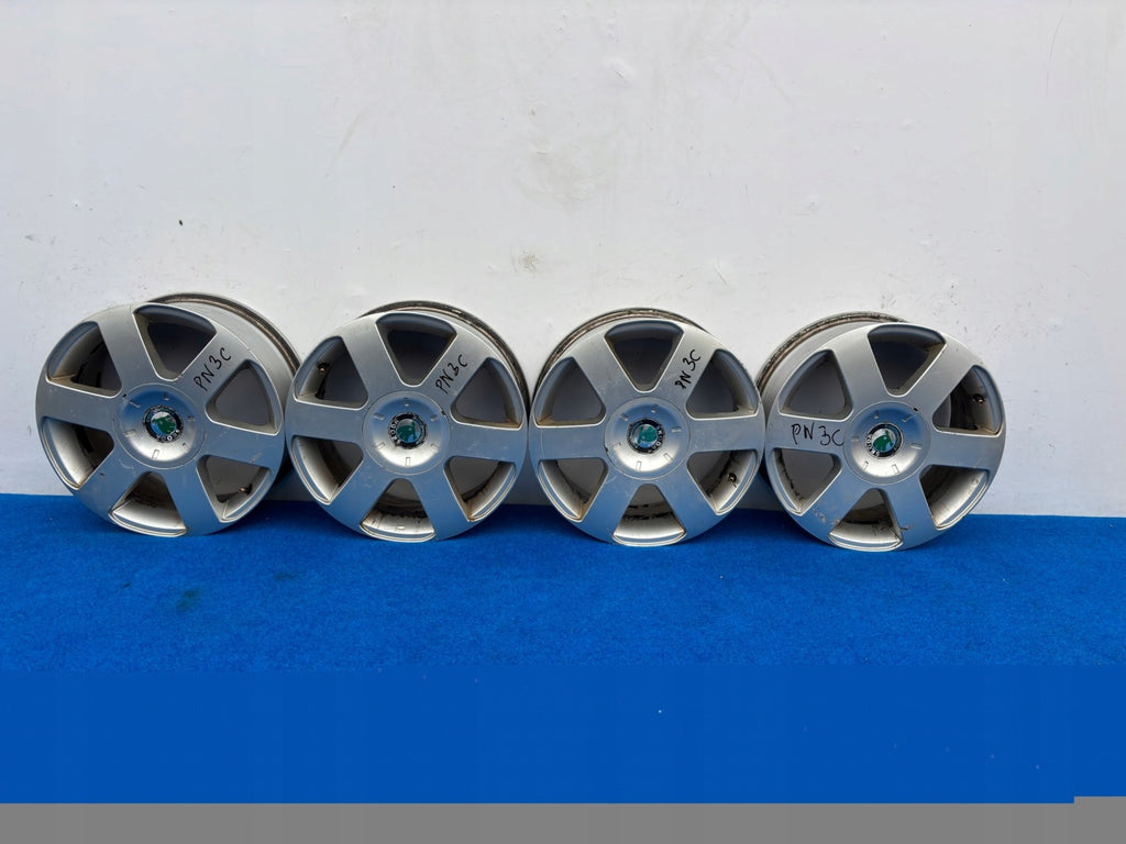 4x Alufelge 16 Zoll 6.5" 5x112 50ET 1Z0601025B Skoda Octavia I Rim Wheel FEL4386650157bn