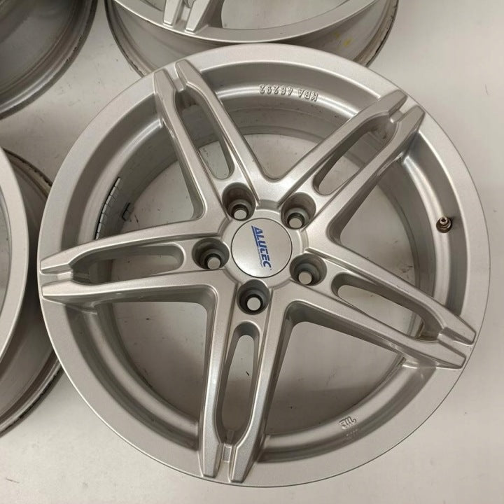 4x Alufelge 17 Zoll 7.0" 5x112 38ET Glanz Silber Audi I Rim Wheel FEL1401979340ki