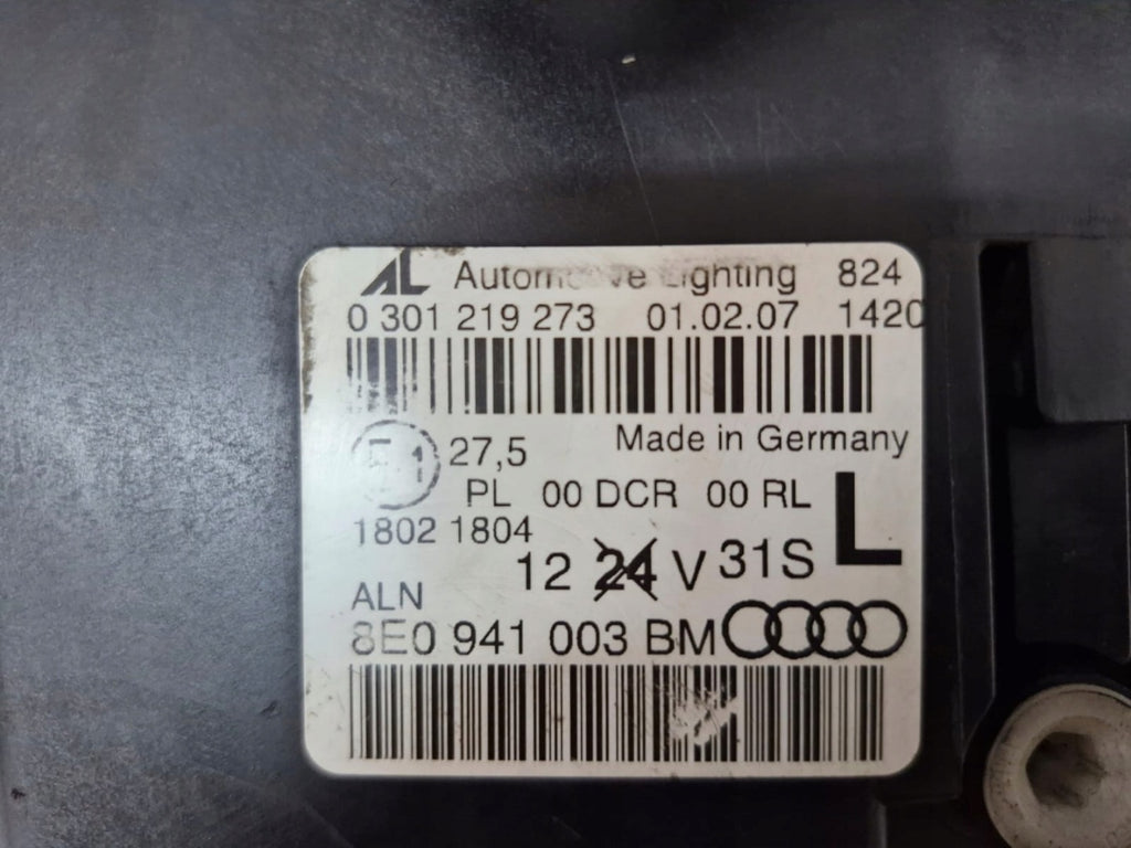 Frontscheinwerfer Audi A4 B7 8E0941003BM Links Scheinwerfer Headlight SCH2303929291eo