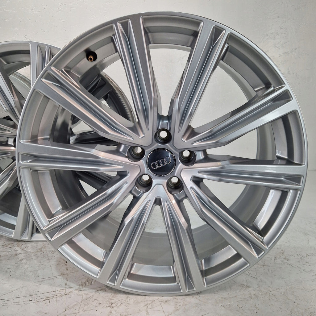 4x Alufelge 20 Zoll 8.5" 5x112 20ET Glanz Silber 4M8601025T Audi Rim Wheel FEL2011415491rv