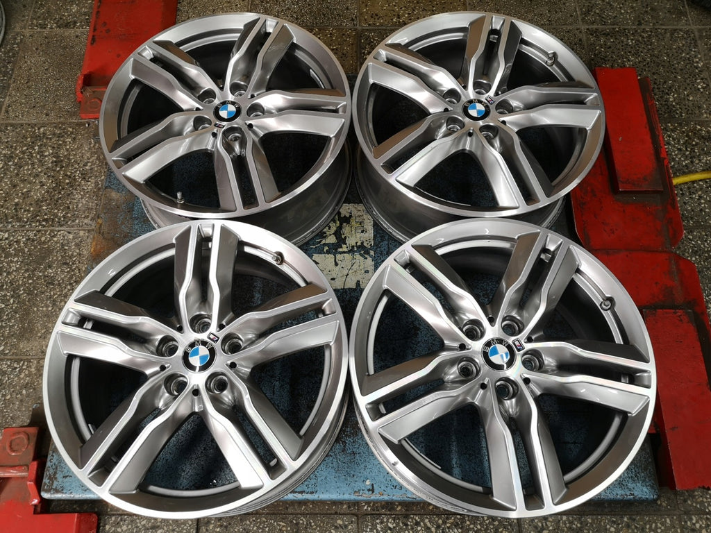 4x Alufelge 18 Zoll 7.5" 5x112 51ET Glanz Graphit 7850456 BMW F48 Mg Rim Wheel FEL7630060172xv