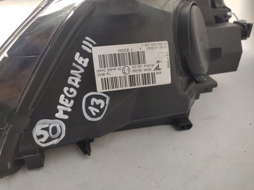 Frontscheinwerfer Renault Megane III 130702325500 Rechts Scheinwerfer Headlight SCH7744484703eb