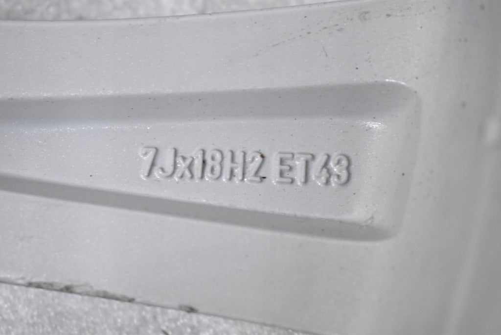 1x Alufelge 18 Zoll 7.0" 5x112 43ET Glanz Silber 5N0601025H, 5N0071498 VW Tiguan FEL9040632523ph